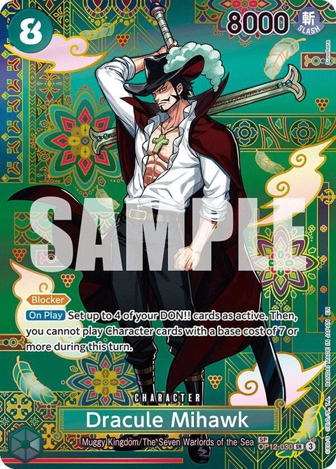 Dracule Mihawk (SP) - One Piece Card Game card