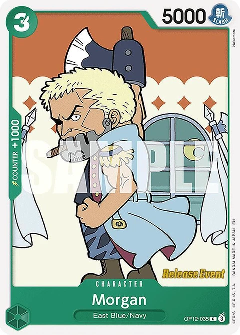 Morgan - One Piece Card Game card