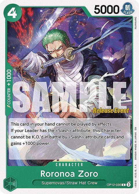 Roronoa Zoro - One Piece Card Game card