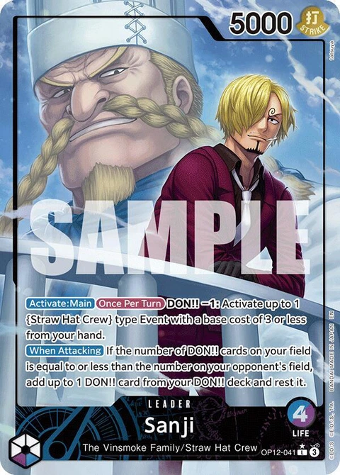 Sanji (Alternate Art) - One Piece Card Game card