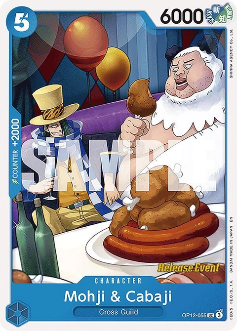 Mohji & Cabaji - One Piece Card Game card