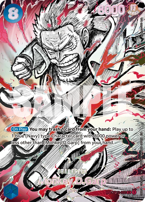 Monkey.D.Garp (SP) - One Piece Card Game card