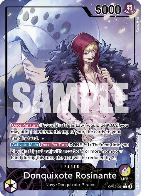 Donquixote Rosinante (Alternate Art) - One Piece Card Game card