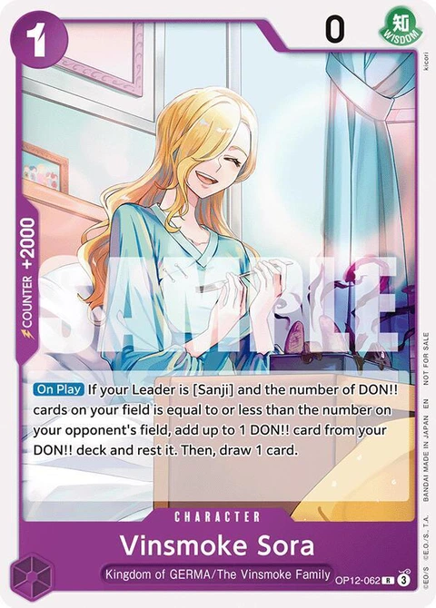 Vinsmoke Sora (Tournament Pack 2026 Vol. 1) - One Piece Card Game card