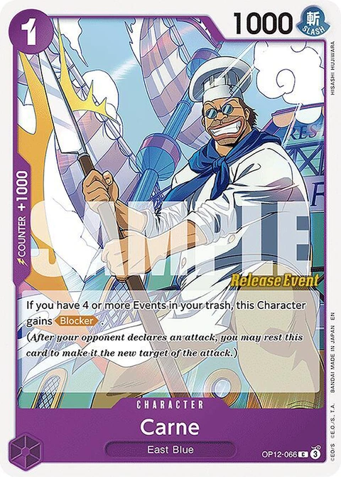 Carne - One Piece Card Game card