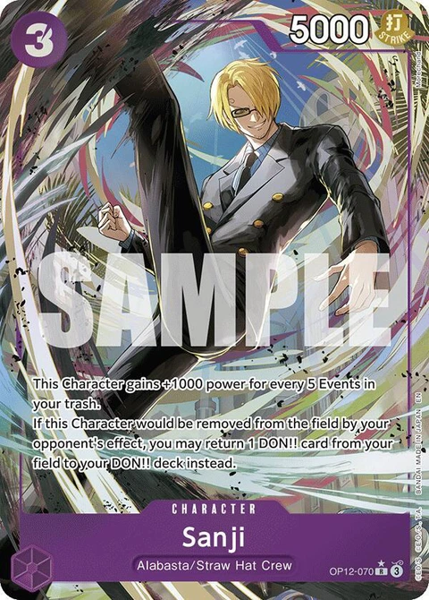 Sanji (Alternate Art) - One Piece Card Game card