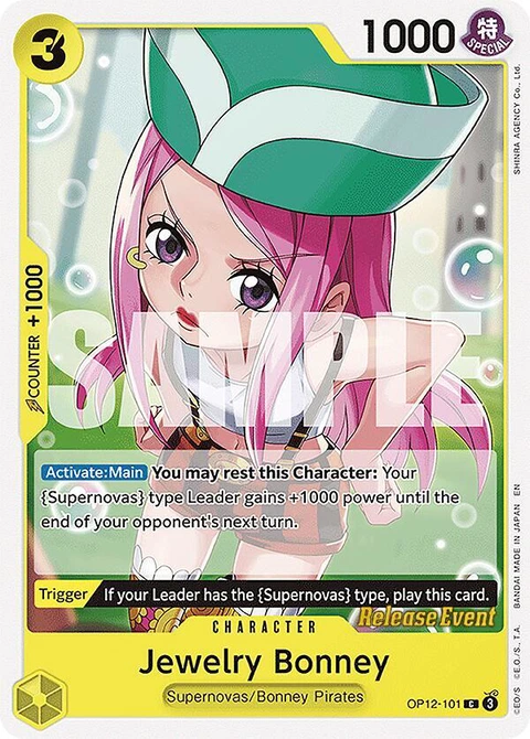 Jewelry Bonney - One Piece Card Game card