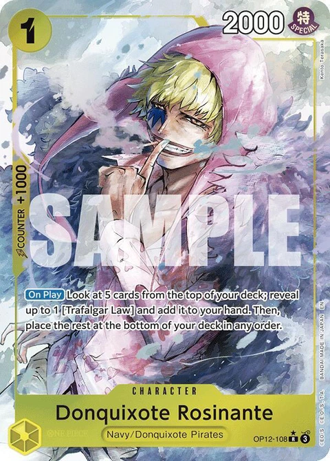 Donquixote Rosinante (Alternate Art) - One Piece Card Game card