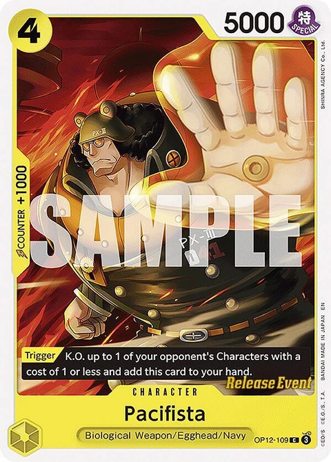 Pacifista - One Piece Card Game card