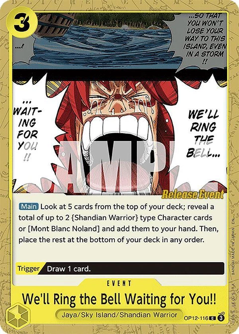 We'll Ring the Bell Waiting for You!! - One Piece Card Game card