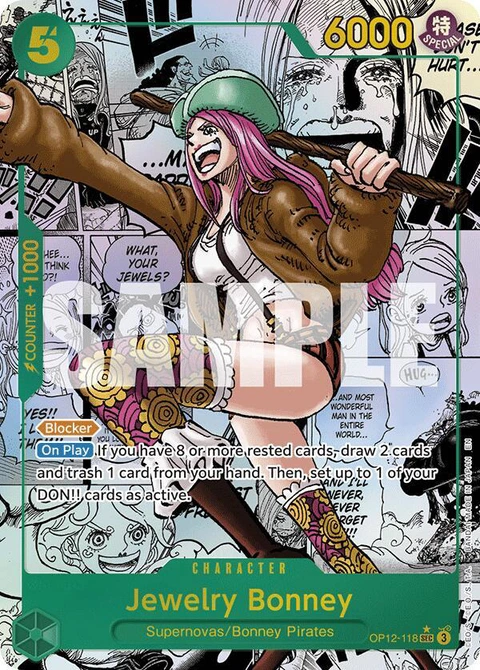 Jewelry Bonney (Manga) - One Piece Card Game card