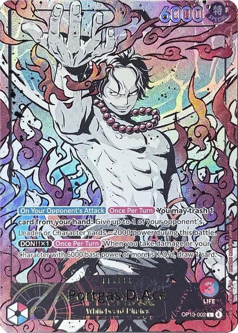 Portgas.D.Ace (English Version 3rd Anniversary Set) - One Piece Card Game card