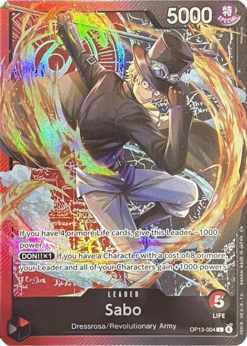 Sabo (Sound Loader Ace and Sabo Edition 2026) - One Piece Card Game card