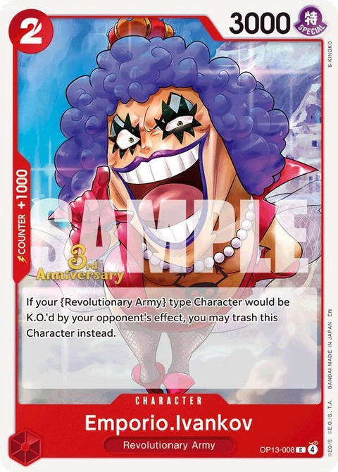 Emporio.Ivankov - One Piece Card Game card