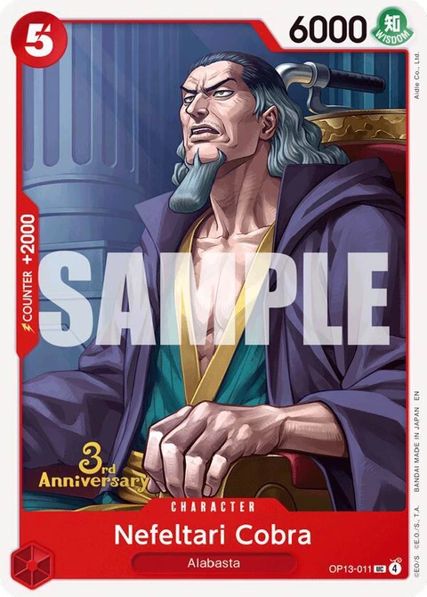 Nefeltari Cobra - One Piece Card Game card