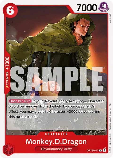 Monkey.D.Dragon - One Piece Card Game card