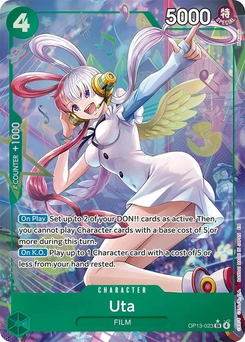 Uta (Alternate Art) - One Piece Card Game card