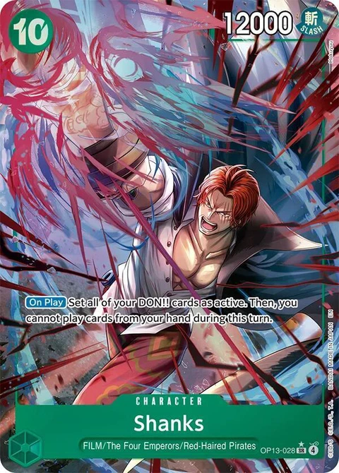 Shanks (Alternate Art) - One Piece Card Game card