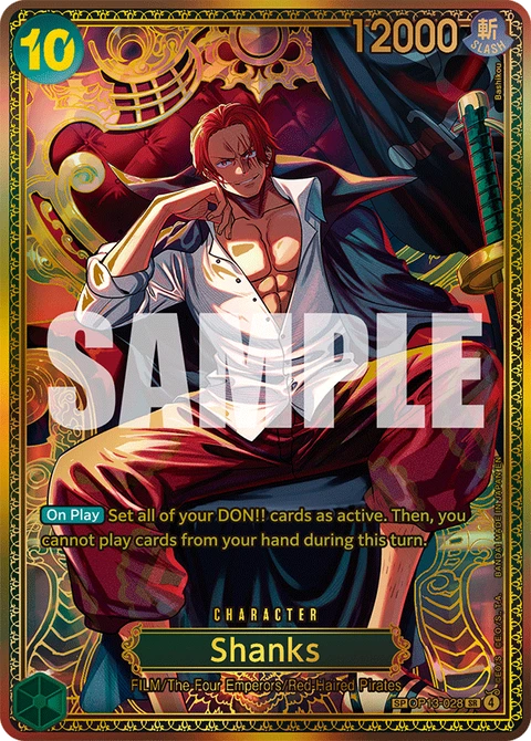 Shanks (SP) - One Piece Card Game card