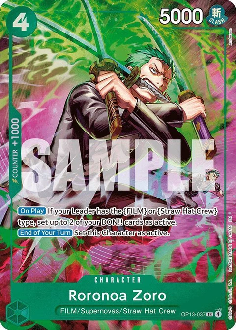 Roronoa Zoro - One Piece Card Game card