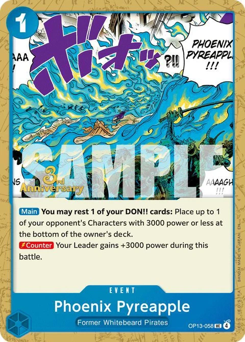 Phoenix Pyreapple - One Piece Card Game card