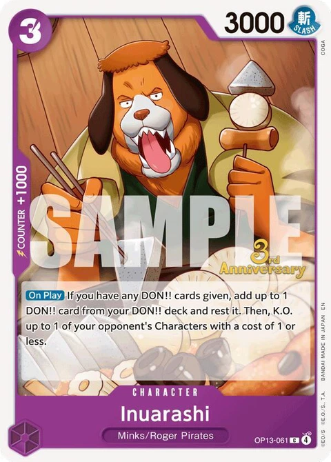 Inuarashi - One Piece Card Game card