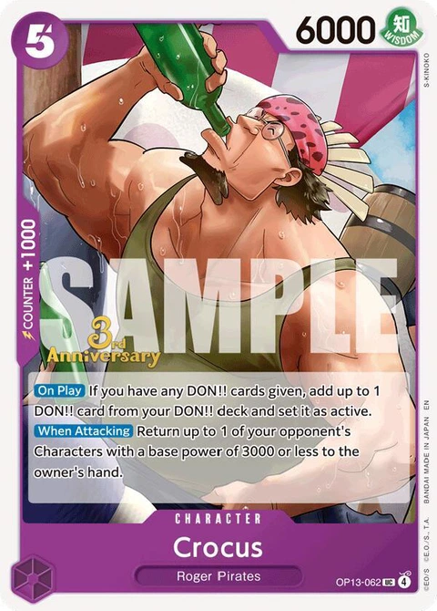 Crocus - One Piece Card Game card