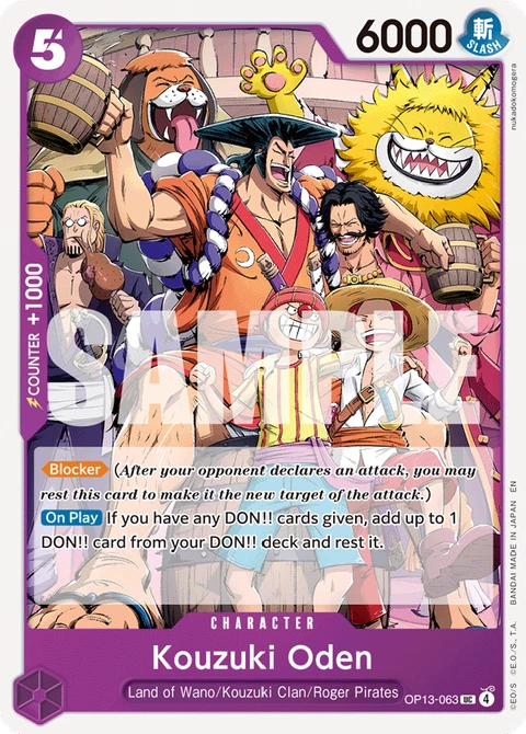 Kouzuki Oden (Premium Card Collection -Best Selection Vol. 5-) - One Piece Card Game card