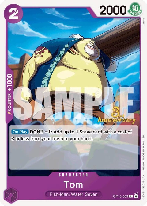 Tom - One Piece Card Game card