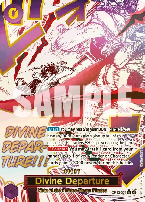 Divine Departure (Alternate Art) - One Piece Card Game card