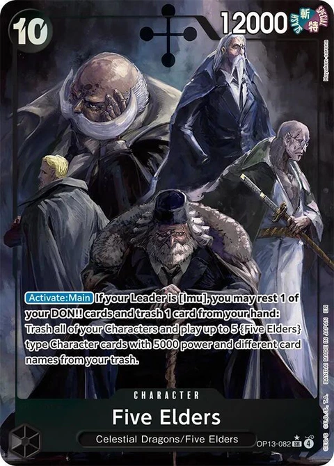 Five Elders (Alternate Art) - One Piece Card Game card