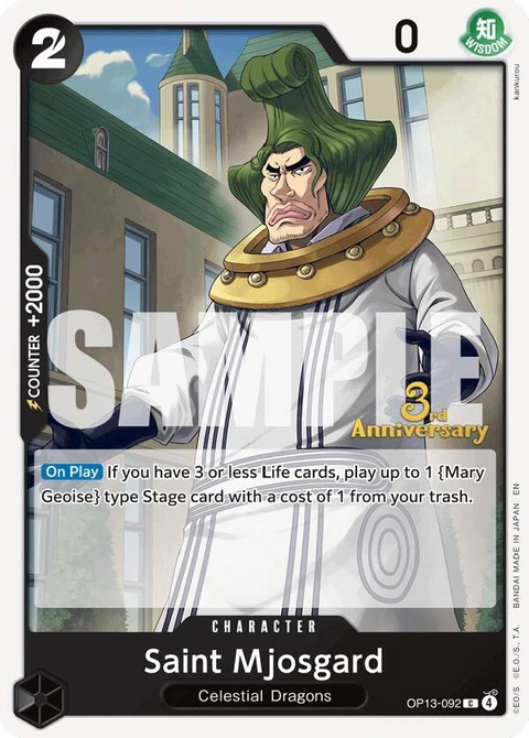 Saint Mjosgard - One Piece Card Game card