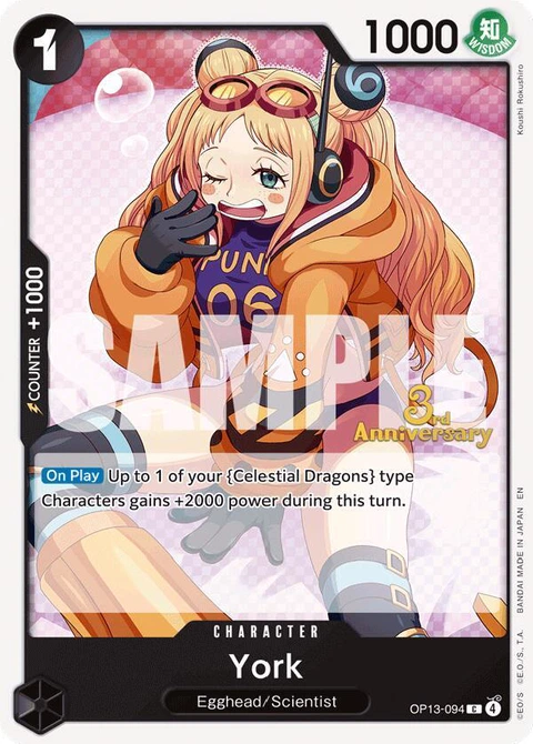 York - One Piece Card Game card