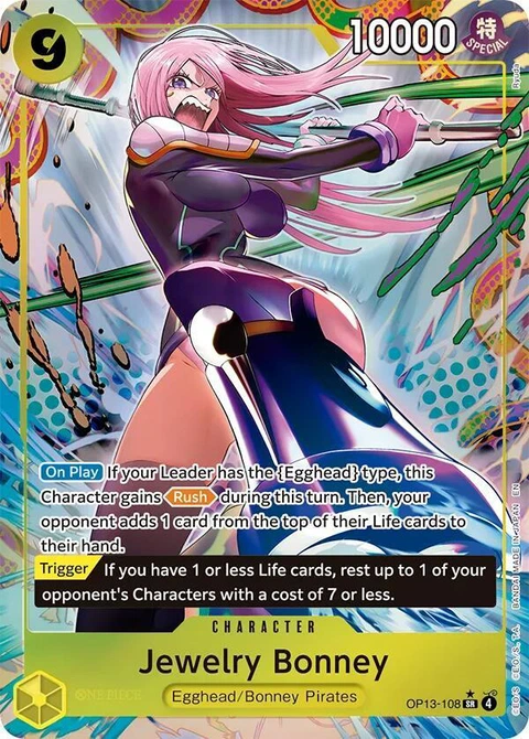 Jewelry Bonney (Alternate Art) - One Piece Card Game card