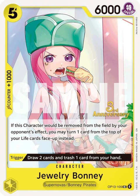 Jewelry Bonney - One Piece Card Game card