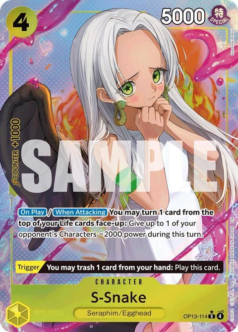 S-Snake (Alternate Art) - One Piece Card Game card