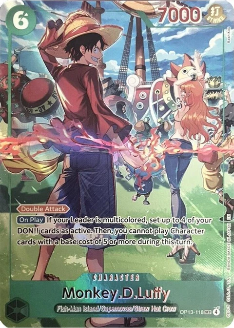 Monkey.D.Luffy (English Version 3rd Anniversary Set) - One Piece Card Game card