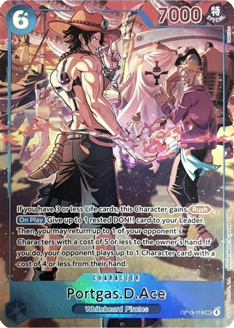 Portgas.D.Ace (English Version 3rd Anniversary Set) - One Piece Card Game card
