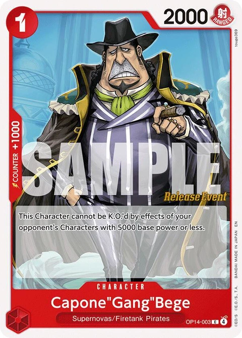 Capone"Gang"Bege - One Piece Card Game card