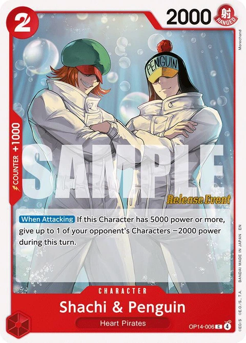 Shachi & Penguin - One Piece Card Game card