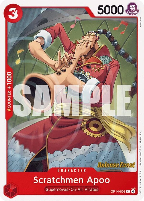 Scratchmen Apoo - One Piece Card Game card