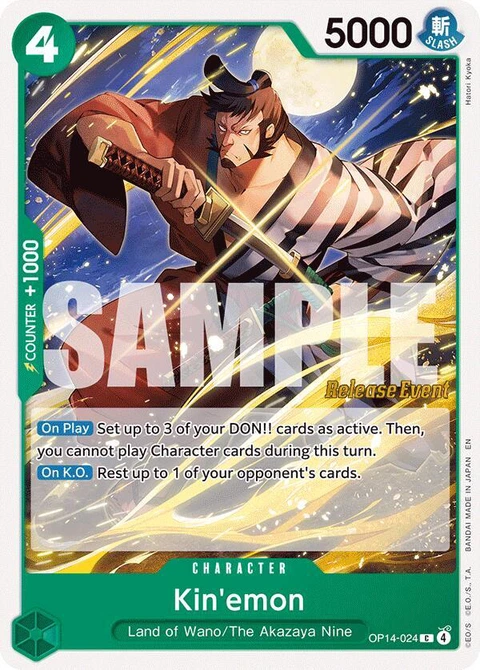 Kin'emon - One Piece Card Game card