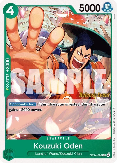 Kouzuki Oden - One Piece Card Game card