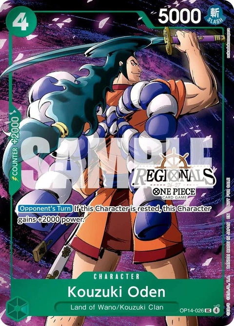 Kouzuki Oden (Regional Participation Pack 2026 Vol.2) - One Piece Card Game card