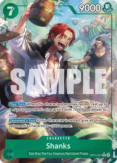 Shanks (Alternate Art) - One Piece Card Game card