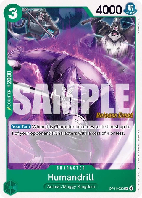Humandrill - One Piece Card Game card