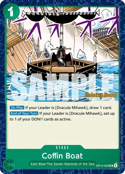 Coffin Boat - One Piece Card Game card