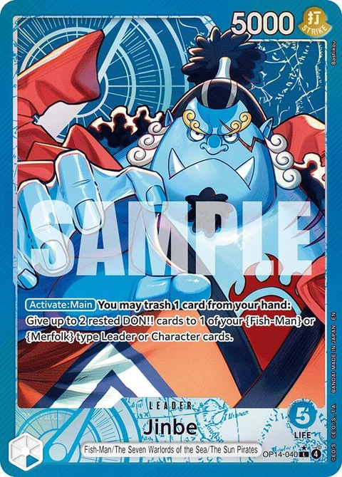 Jinbe (Alternate Art) - One Piece Card Game card