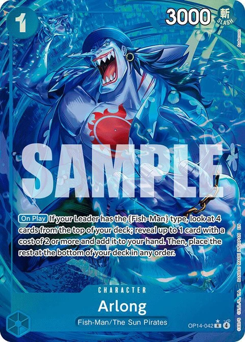 Arlong (Alternate Art) - One Piece Card Game card