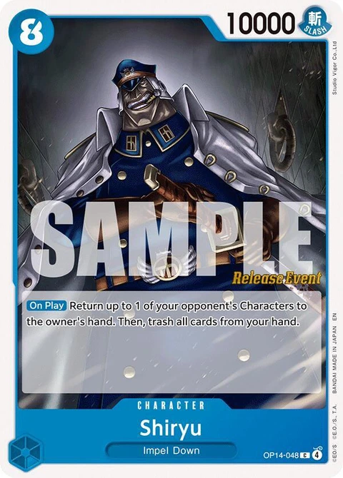 Shiryu - One Piece Card Game card